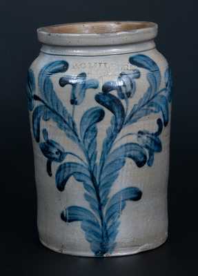 Excellent B. C. MILBURN / ALEXA., Alexandria, VA Stoneware Crock