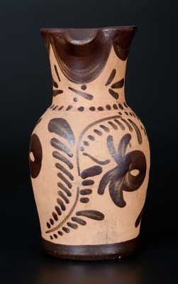 Tanware Pitcher, Western PA origin, fourth quarter 19th century