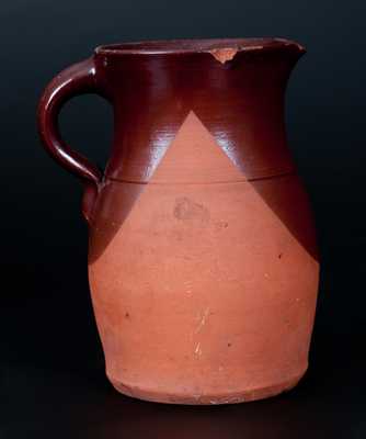 Tanware Pitcher, Western PA origin, fourth quarter 19th century