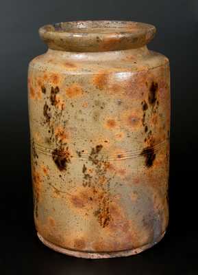 Glazed Redware Jar, New England origin, 19th century