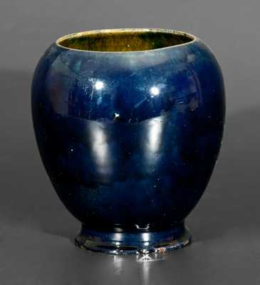 George Ohr Pottery Cabinet Vase, Signed 