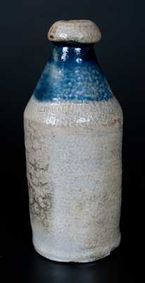 LAUBENHEIMER & KOHL Stoneware Bottle w/ Cobalt-Dipped