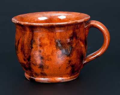 Glazed Redware Cup, Pennsylvania origin, 19th century