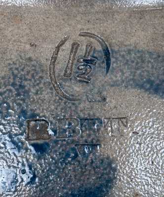 Scarce R. BTT / W (Richard Butt, Washington DC) Stoneware Crock