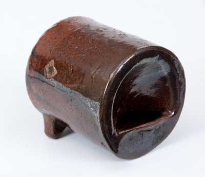 Salesman s Sample Albany-Slip Stoneware Chicken Waterer