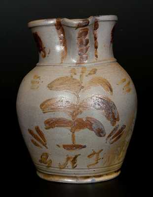 G.N. Fulton (George Newman Fulton, Alleghany County, VA) Stoneware Pitcher