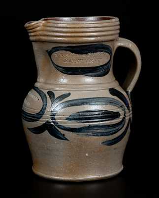 Extremely Rare N. COOPER & POWER / MAYSVILLE, KY Diminutive Stoneware Pitcher