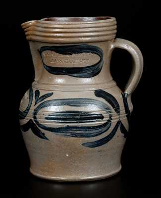 Extremely Rare N. COOPER & POWER / MAYSVILLE, KY Diminutive Stoneware Pitcher