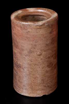 Very Rare Stoneware Oyster Jar by Thomas Commeraw, New York