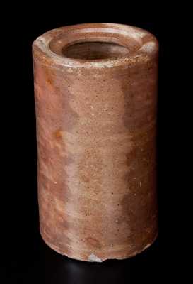 Very Rare Stoneware Oyster Jar by Thomas Commeraw, New York