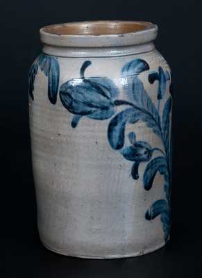 Excellent B. C. MILBURN / ALEXA., Alexandria, VA Stoneware Crock