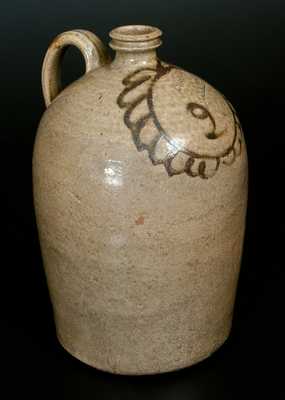 CHANDLER MAKER (Thomas Chandler, Edgefield, SC) Alkaline-Glazed Stoneware Jug