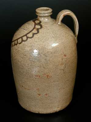 CHANDLER MAKER (Thomas Chandler, Edgefield, SC) Alkaline-Glazed Stoneware Jug