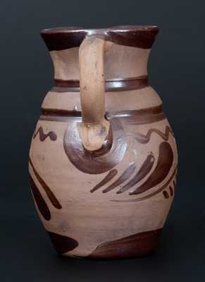 Tanware Pitcher, Western PA origin, fourth quarter 19th century