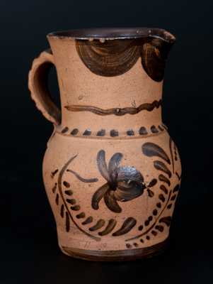 Tanware Pitcher, Western PA origin, fourth quarter 19th century