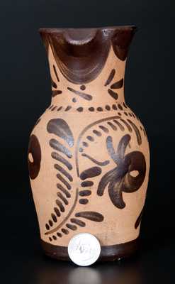 Tanware Pitcher, Western PA origin, fourth quarter 19th century