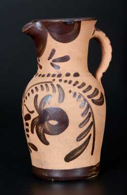 Tanware Pitcher, Western PA origin, fourth quarter 19th century