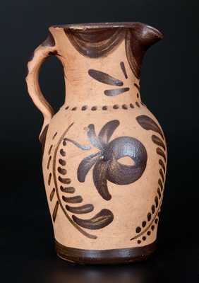 Tanware Pitcher, Western PA origin, fourth quarter 19th century