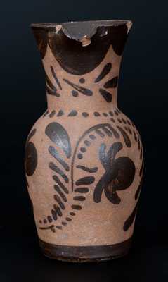 Tanware Pitcher, Western PA origin, fourth quarter 19th century