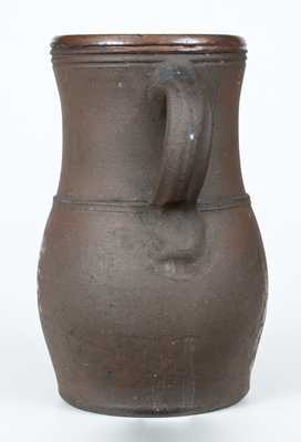 Tanware Pitcher with Stenciled Decoration, Western PA origin, fourth quarter 19th century