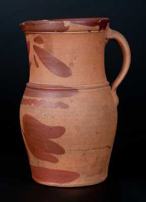 Tanware Pitcher, Western PA origin, fourth quarter 19th century