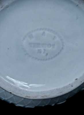 Colonel Ellsworth Commemorative Ironstone Pitcher, Stamped