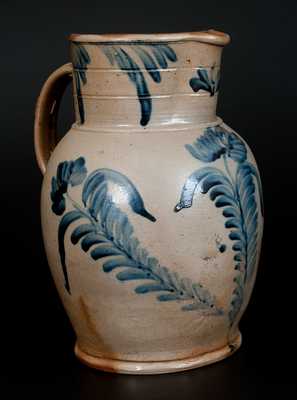Fine Two-Gallon Stoneware Pitcher, attrib. Remmey Pottery, Philadelphia, PA