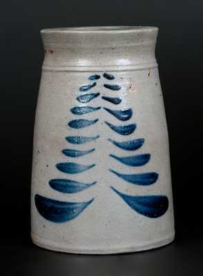 Stoneware Canning Jar with Freehand Cobalt Decoration, attrib. Boughner Family, Greensboro, PA