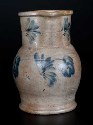 1/2 Gal. Stoneware Pitcher Signed R.C.R. / PHILA., Richard Remmey, Philadelphia