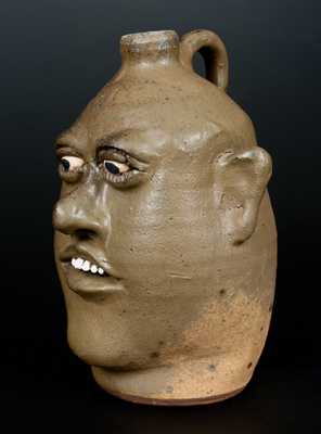Lanier Meaders Face Jug, Cleveland, GA origin, circa 1980