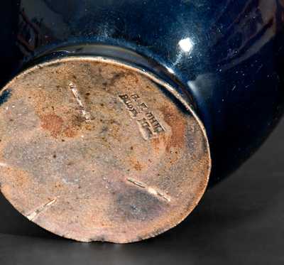 George Ohr Pottery Cabinet Vase, Signed 