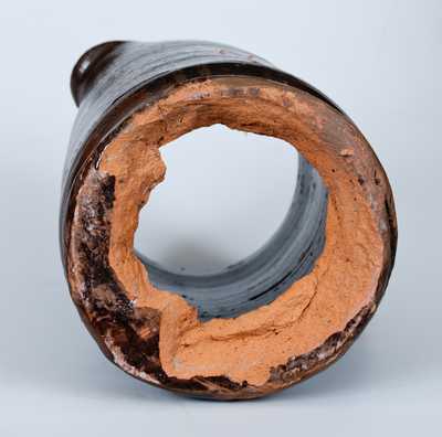 Rare Southern Stoneware Pitcher, Inscribed