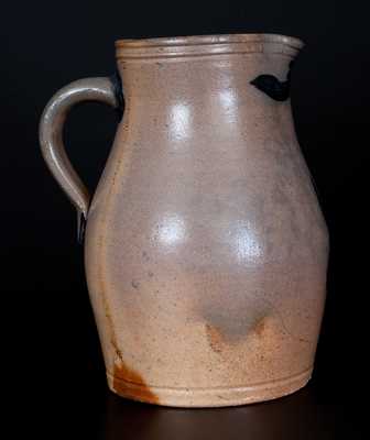 Rare Rockingham County, VA Stoneware Pitcher w/ Fruit Design