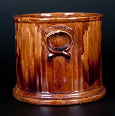 Scarce Signed A. CADMUS / SOUTH AMBOY, NJ Rockinghamware Humidor