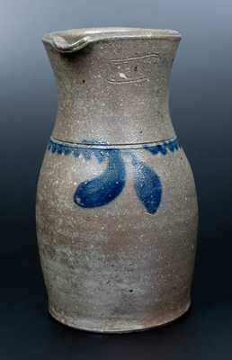 Very Rare J. EBERLY & BRO. / STRASBURG, VA Stoneware Pitcher
