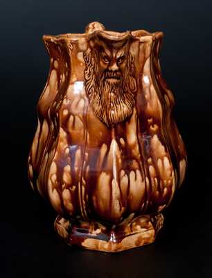 Very Rare E. & W. BENNETT/CANTON AVENUE/BALTIMORE, Md. Rockinghamware Pitcher