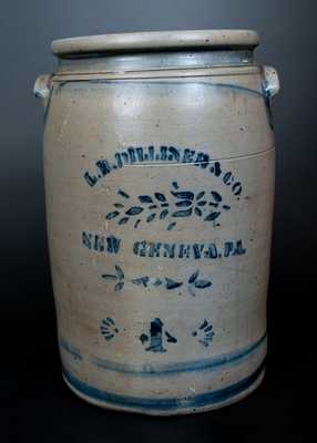 4 Gal. L. B. DILLINER / NEW GENEVA, PA Stoneware Jar