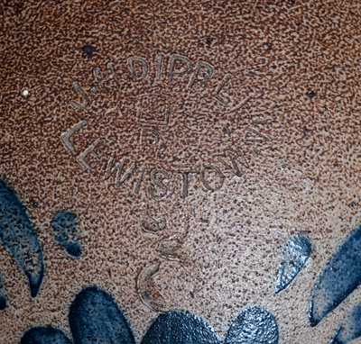 J. H. DIPPLE / LEWISTOWN (PA) 3 Gal. Decorated Stoneware Jug