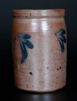 1/4 Gal. Stoneware Jar att. R. J. Grier, Chester County, PA