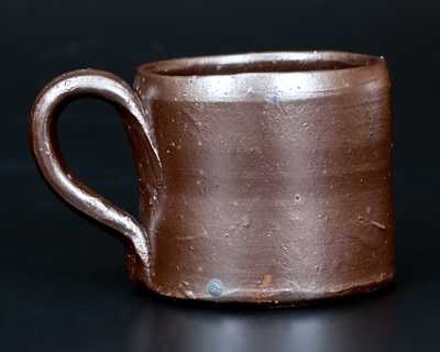 Fine Loogootee Pottery Indiana Toad Mug w/ Inscription Honoring Odin, IL Founder Thomas Deadmond