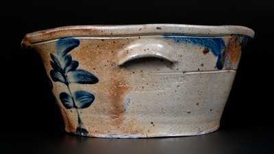 Rare B. C. MILBURN / ALEXA. Alexandria, VA Stoneware Milkpan