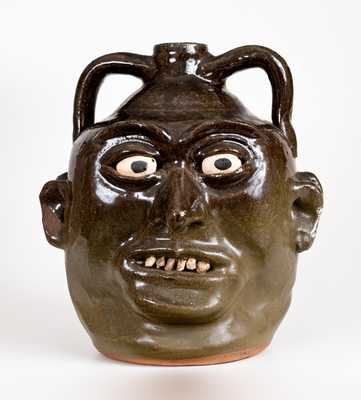 Lanier Meaders Double Face Jug