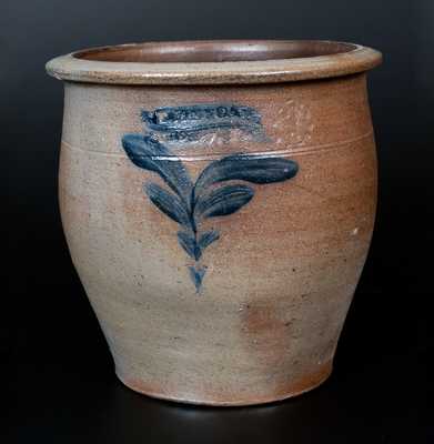 Rare T. D. METCALF / SUNBURY, PA Stoneware Cream Jar