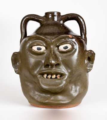 Lanier Meaders Double Face Jug