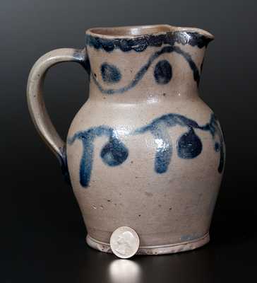 One-Quart Stoneware Pitcher att. Henry Remmey Jr., Philadelphia, PA, circa 1835