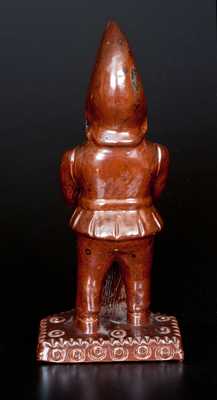 Albany-Slip-Glazed Stoneware Match Safe featuring Christmas Elf or Gnome