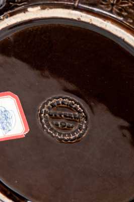 Rare AMERICAN POTTERY CO. / JERSEY CITY, N.J. Stoneware Hound-Handled Pitcher