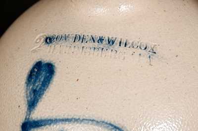 Extremely Rare and Important COWDEN & WILCOX / HARRISBURG, PA Civil War Soldier Jug