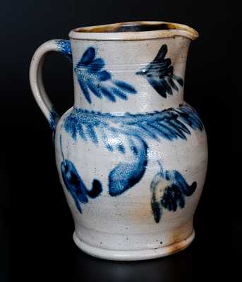 Fine One-and-a-Half-Gallon Remmey (Philadelphia) Stoneware Pitcher