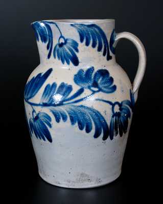 Baltimore Stoneware Pitcher w/ Elaborate Decoration